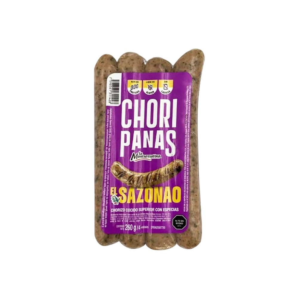 Montserratina Choripanas EL Sazonao 260G