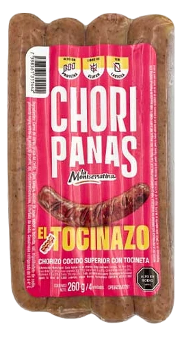 Montserratina Choripanas EL Tocinazo 260G