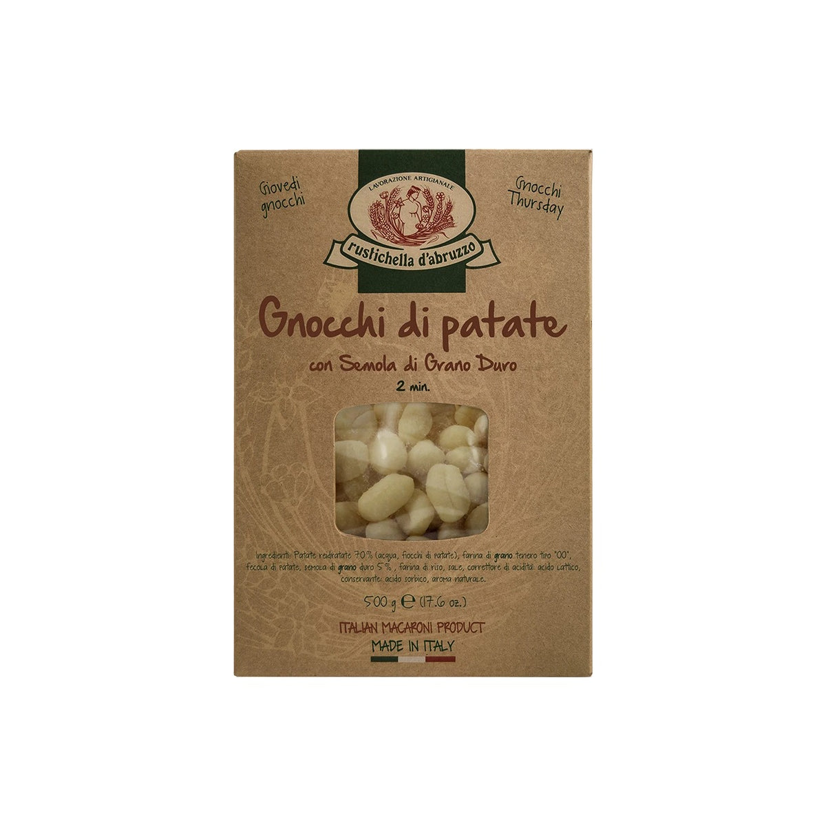 Rustichella D Abruzzo Gnocchi DI Patate 500G